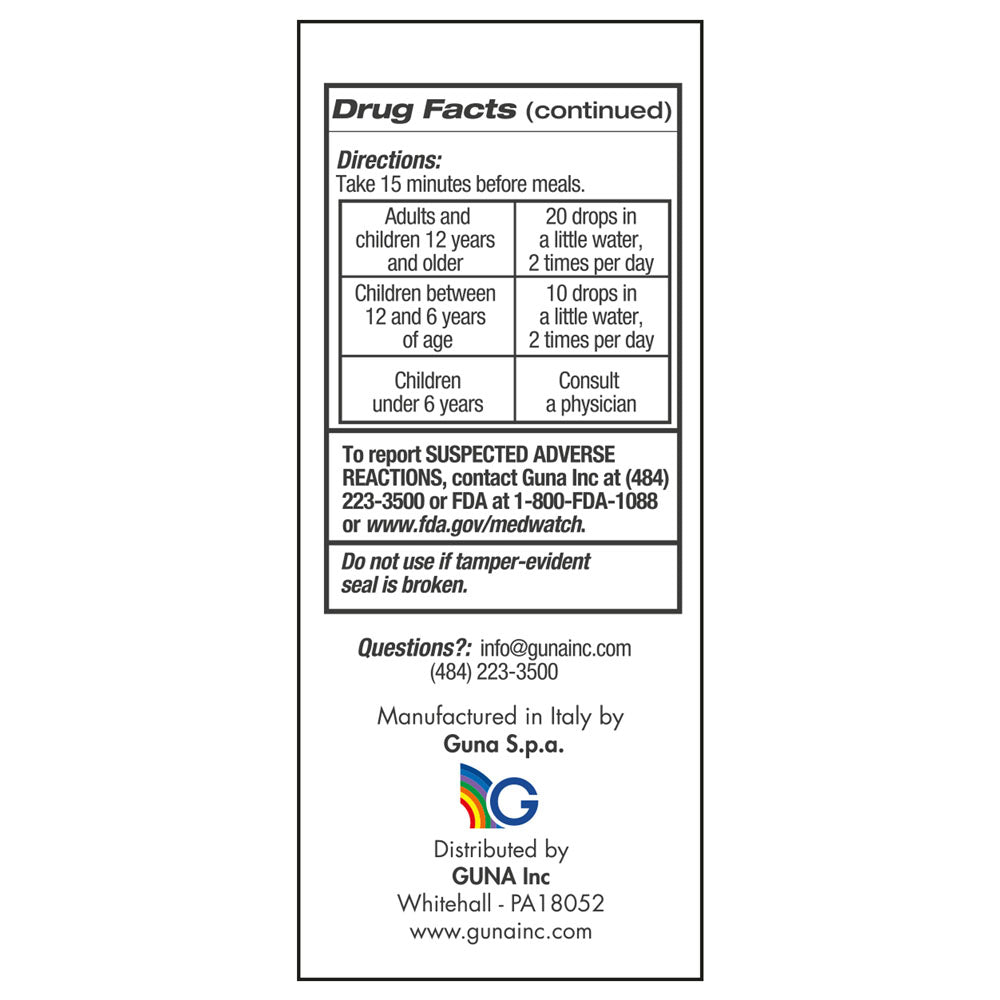 Guna Deep Cleanse - Homeopathic Medicine