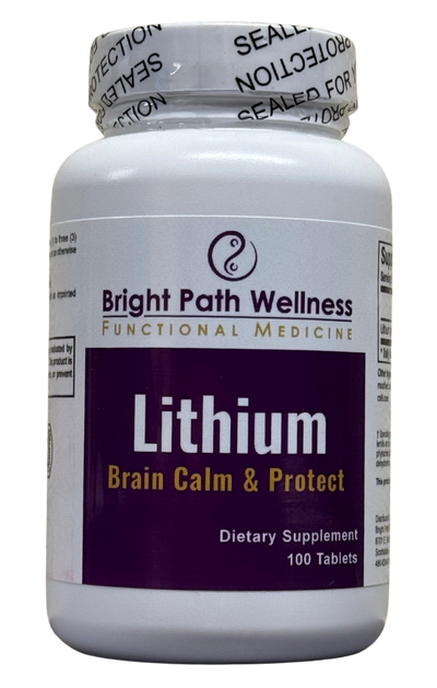 Lithium - Brain Calm & Protect by Bright Path Wellness - Gluten Free