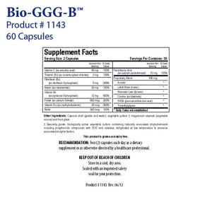 Bio-GGG-B by Biotics Research - Gluten Free