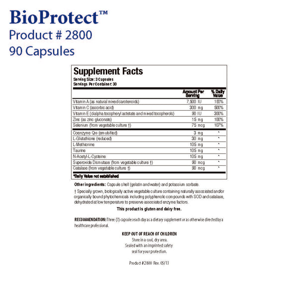 BioProtect by Biotics Research - Gluten Free - Bright Path Wellness