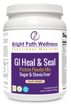 GI Heal and Seal Protein Powder Mix - SUGAR FREE, STEVIA FREE, Non GMO, Gluten Free, Vegan, Cleanse, Detox, Nutritious