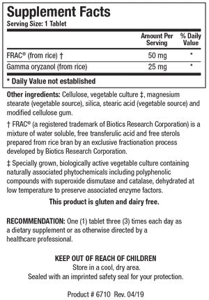Gammanol Forte with FRAC by Biotics Research - Gluten Free