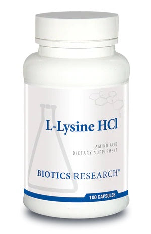 L-Lysine HCL by Biotics Research - Gluten Free